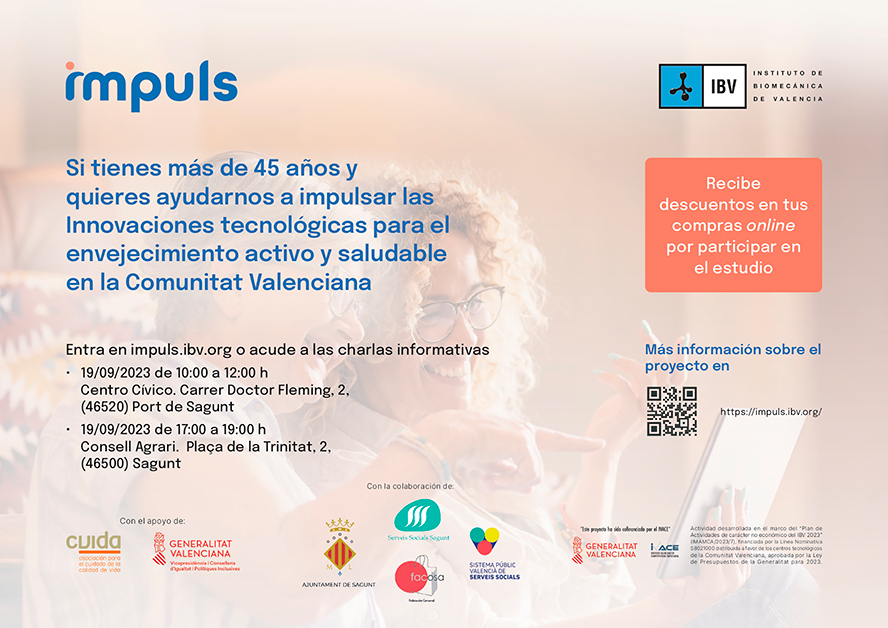 El proyecto Impuls regresa con el fin de lograr un envejecimiento activo y saludable de la población