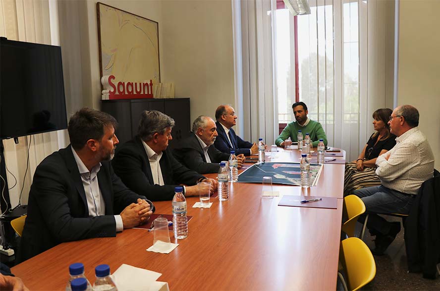 El equipo de gobierno recibe al nuevo presidente de la Autoridad Portuaria de Valencia