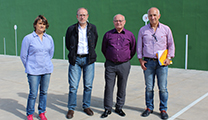 Deportes reabre las pistas de frontón del polideportivo municipal tras su reparación 