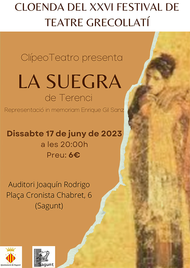 ‘La Suegra’, de Terencio, clausura el XXVI Festival de Teatro Grecolatino