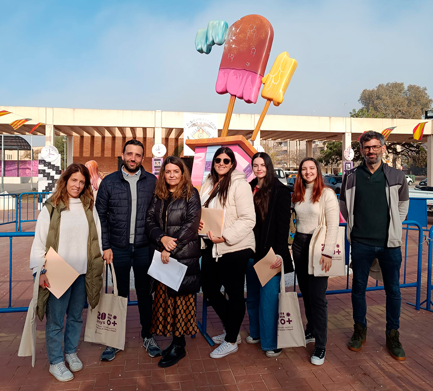 La Falla Baladre obtiene el premio a la Falla Más Igualitaria de Sagunto 2023/24