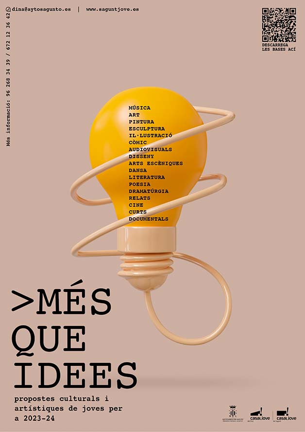 Últimos días para presentar propuestas culturales y artísticas a Més Que Idees