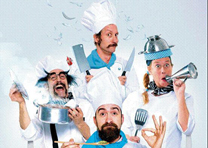 Cultura programa la obra de teatro Chefs de Yllana producciones