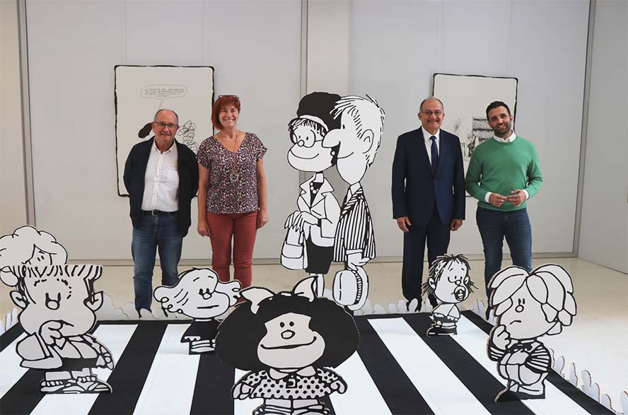 Abierta al público la exposición 'Quino, Mafalda y mucho más'