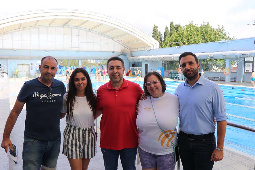 El alcalde de Sagunto y el concejal de Actividad Física, Salud y Deportes visitan el Campus Delfín