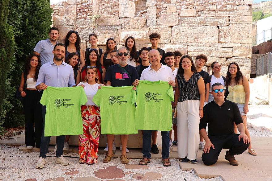 Sagunto recibe a un grupo de Erasmus llegado desde Portugal que trabajará en un proyecto de simbología grupal durante esta semana