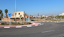 Finalizan las obras de la rotonda y zonas verdes de la Avenida del Maestrat