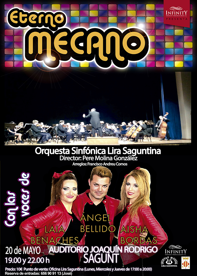 Eterno Mecano llega en mayo al Auditorio Joaquín Rodrigo