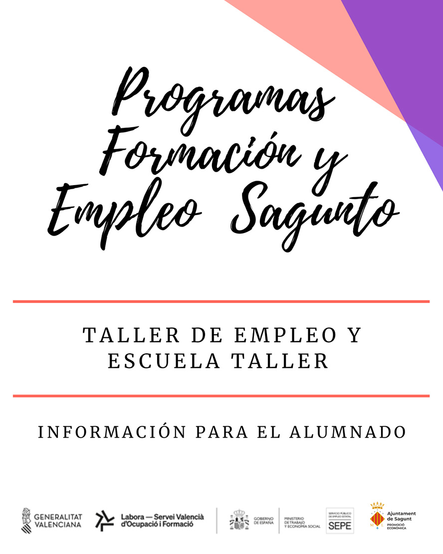 La Concejalía de Promoción Económica promueve dos programas mixtos de formación y empleo