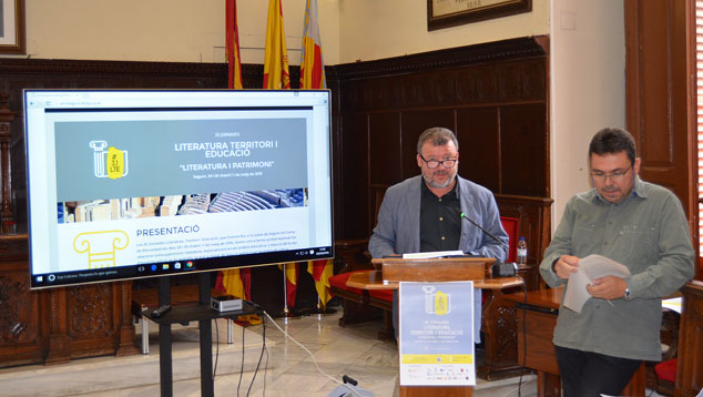Sagunto acoge este fin de semana las III Jornadas de Literatura, Territorio y Educación