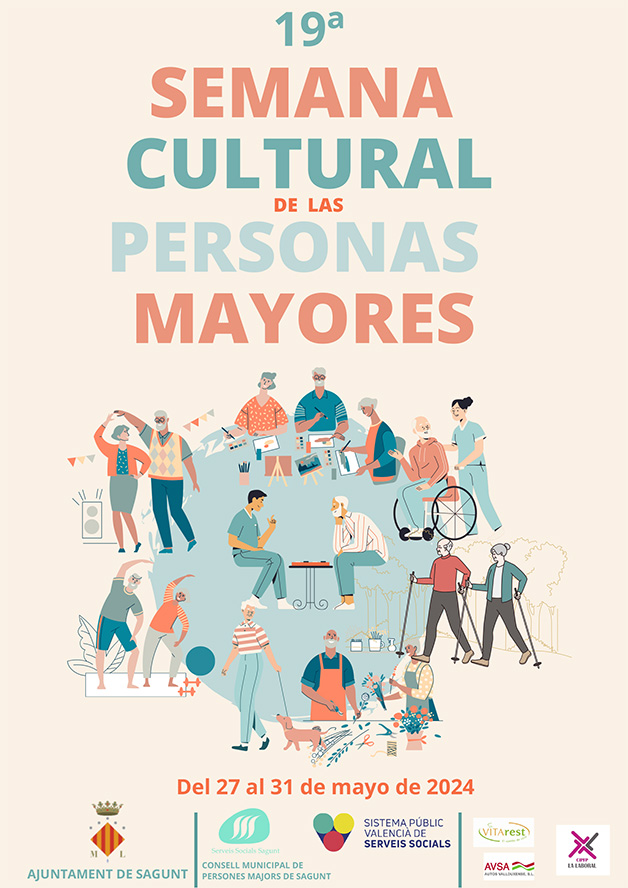 El Ayuntamiento de Sagunto organiza la 19ª Semana Cultural de las Personas Mayores