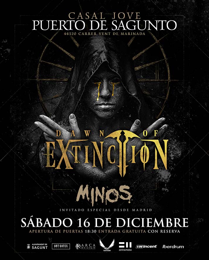 El grupo local de 'metal' Dawn of Extinction presenta su nuevo disco este sábado