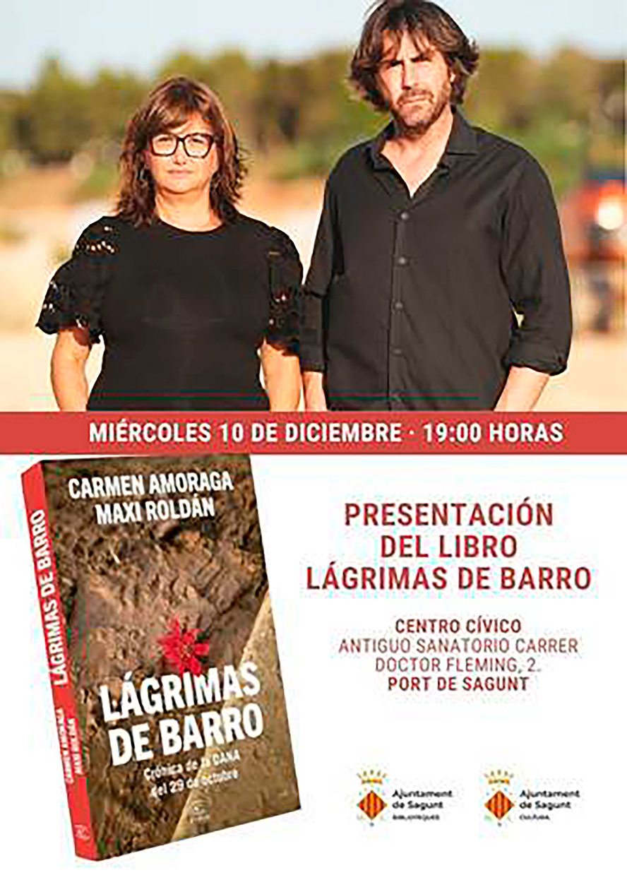 Carmen Amoraga y Maxi Roldán presentan el libro ‘Lágrimas de Barro’
