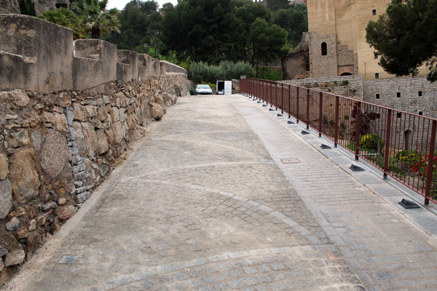 Finalizan las obras del acceso al Teatro Romano de la calle Castell