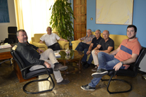 El alcalde se reúne con la cofradía de la Puríssima Sang de Jesucrist