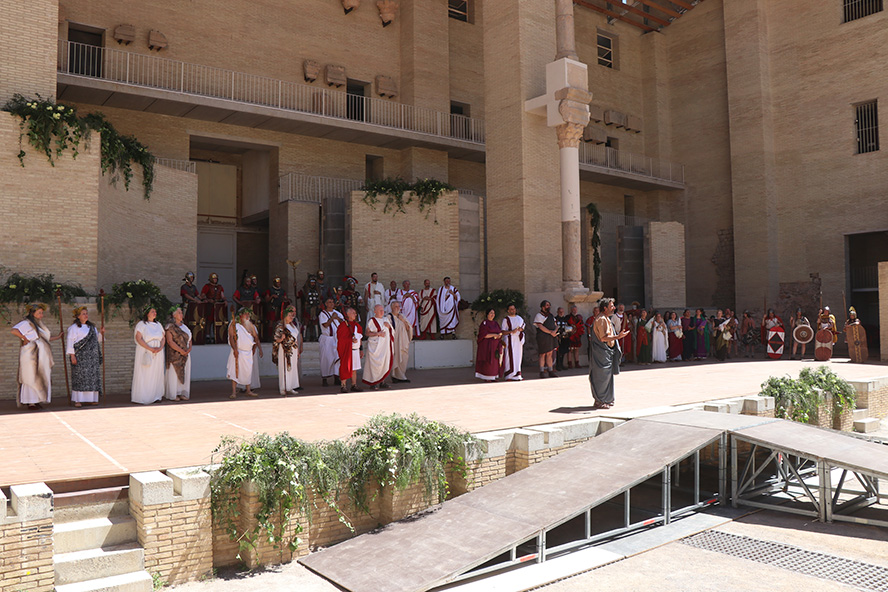 La II muestra Saguntum in Mare Nostrum concluye el primer fin de semana de recreaciones