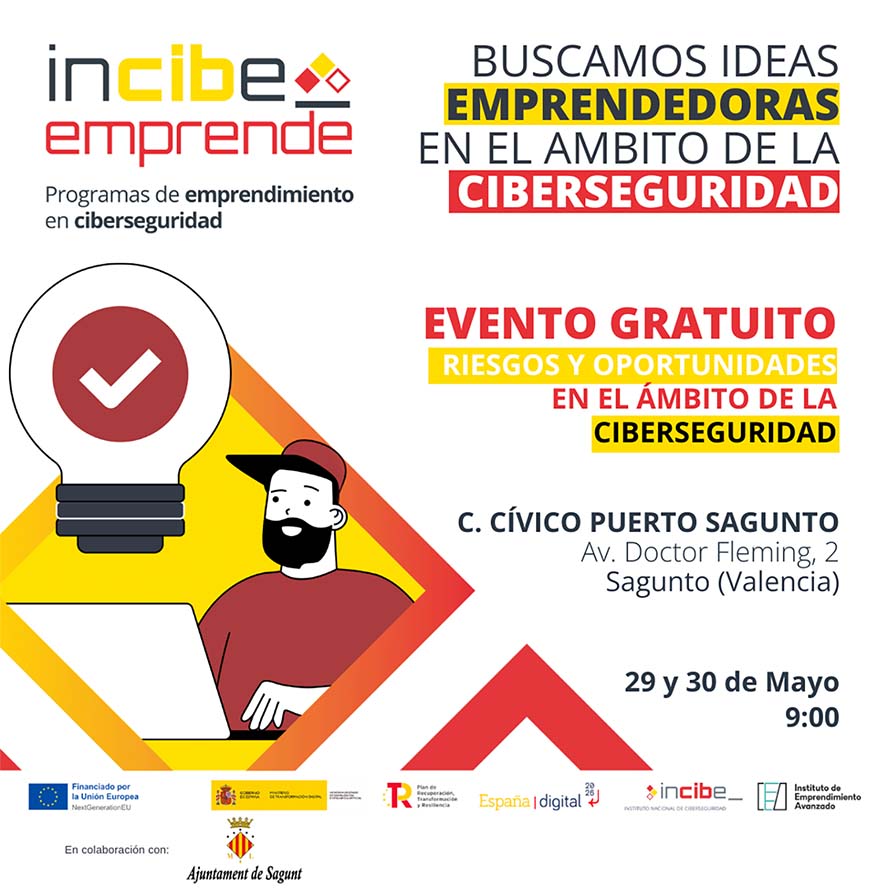 Sagunto será sede del evento “Riesgos y oportunidades en el ámbito de la ciberseguridad”