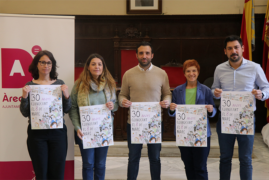 La delegación de Igualdad presenta una programación de actos muy variada para el 8M  