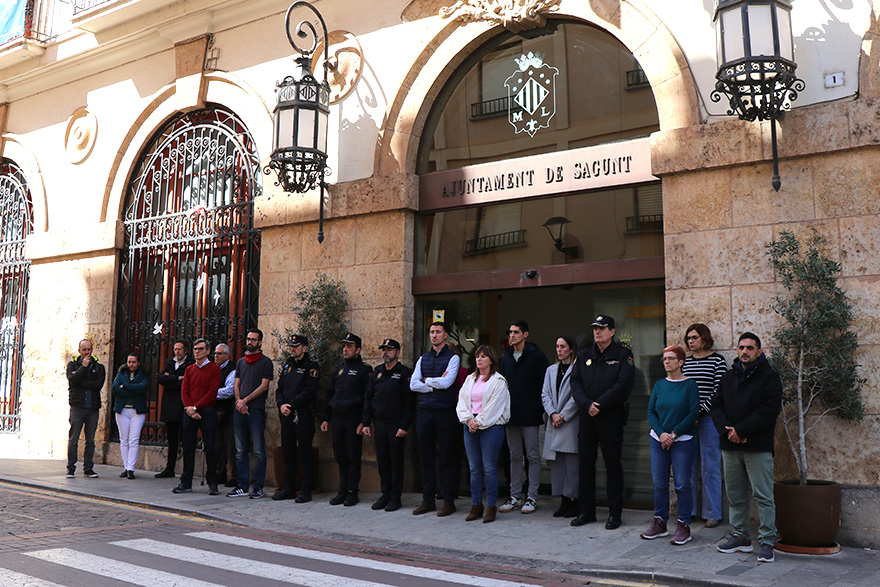 Sagunt commemora en silenci el Dia Europeu en Memòria de les Víctimes del Terrorisme