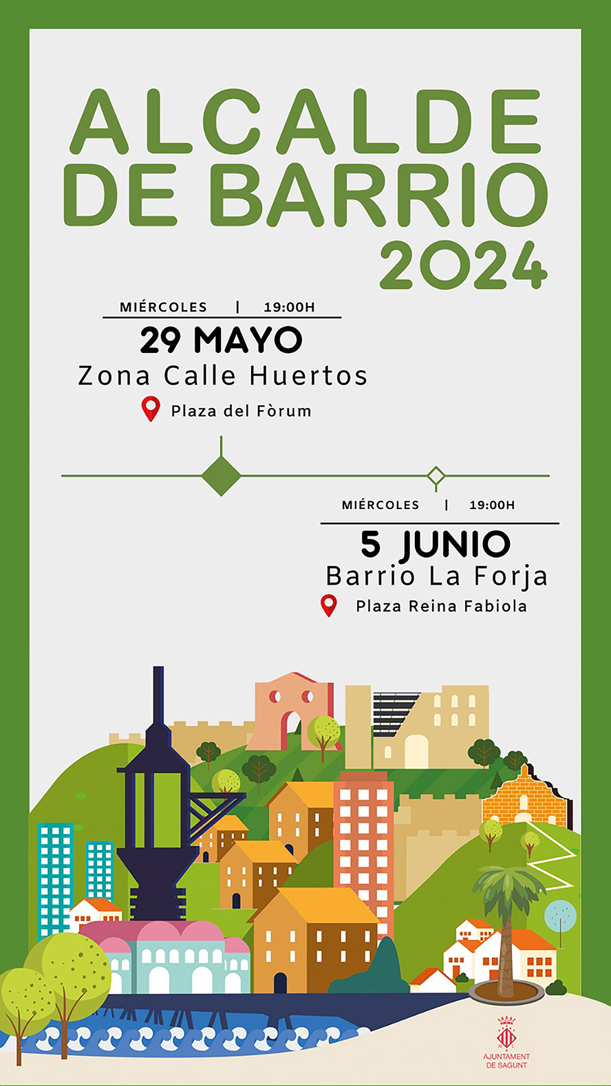 El Ayuntamiento de Sagunto retoma la iniciativa Alcalde de Barrio para escuchar a la ciudadanía