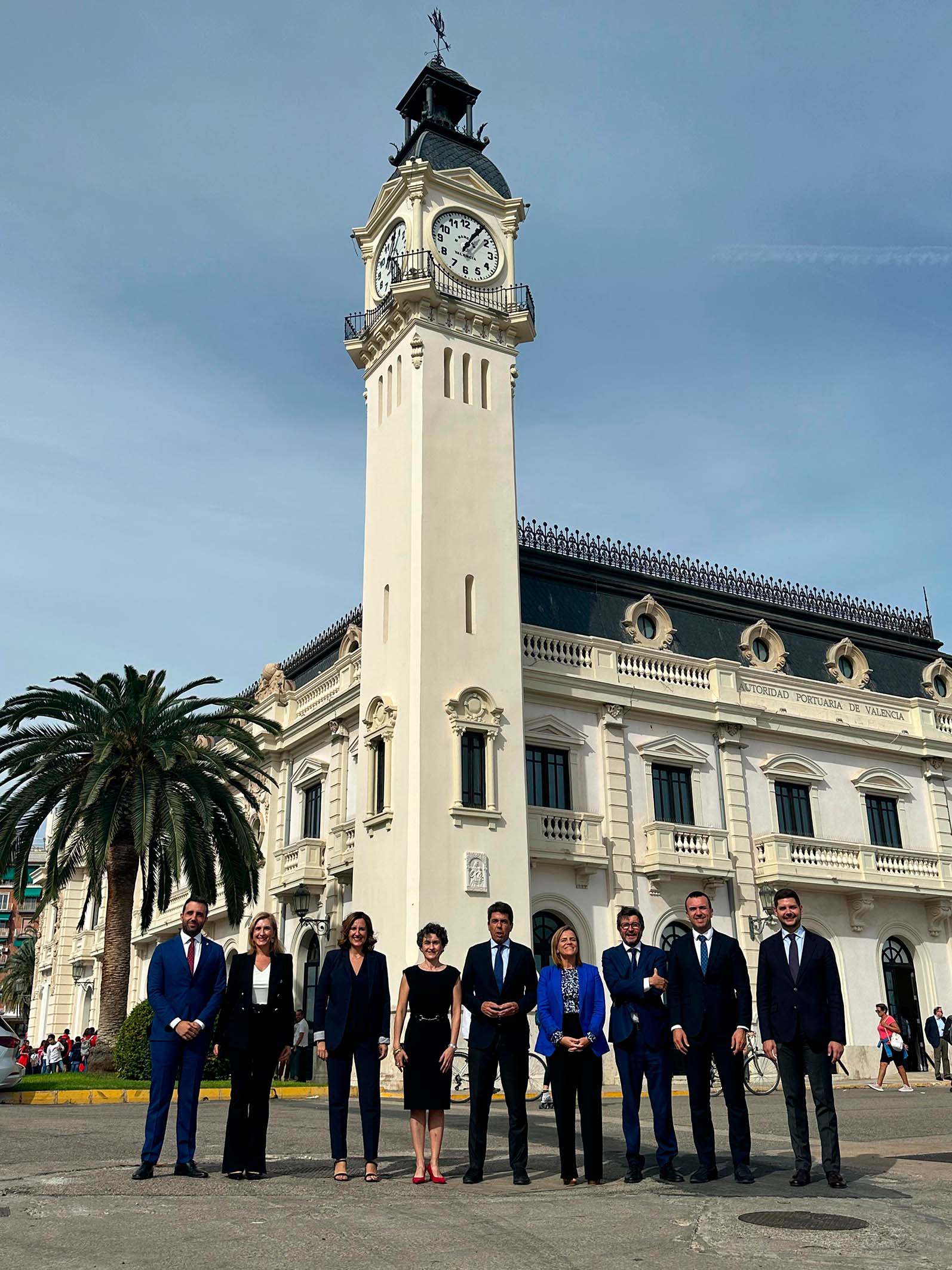El alcalde de Sagunto acude a la toma de posesión de la nueva presidenta de la Autoridad Portuaria de Valencia (APV)