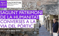 Manuel Civera ofrecerá hoy la última conferencia del ciclo “Sagunt Patrimoni de la Humanitat: Converses a la Vía del Portic”