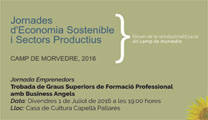 Mañana viernes tendrá lugar la Jornada de Emprendedores de Grados Superiores de Formación Profesional y Business Angels