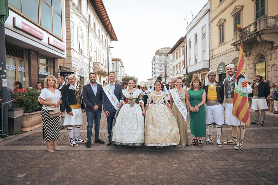 Una delegación del Ayuntamiento de Sagunto visita la ciudad hermanada de Cecina