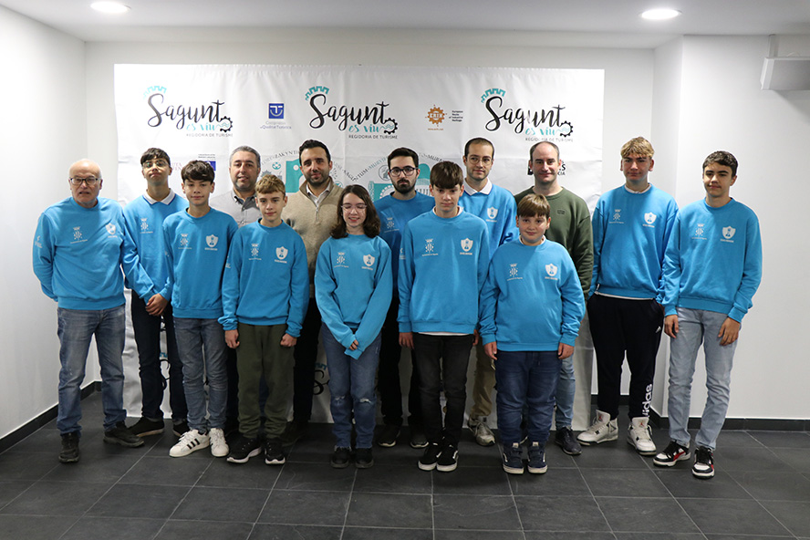El Ayuntamiento de Sagunto ha reconocido la brillante actuación del Club d’Escacs Camp de Morvedre en la Copa de España sub14