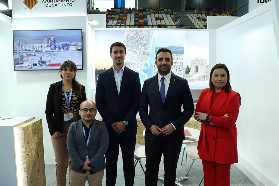 Sagunto muestra sus bondades en la Feria “Logistic Spain”