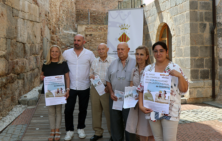 Se presenta la campaña de promoción del comercio local 'En busca de los monumentos de Sagunto'