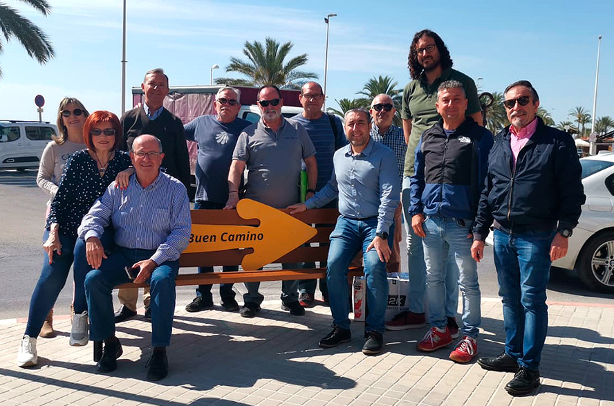 La Asociación de Amigos del Camino Santiago desde Sagunto presenta la primera etapa del recorrido