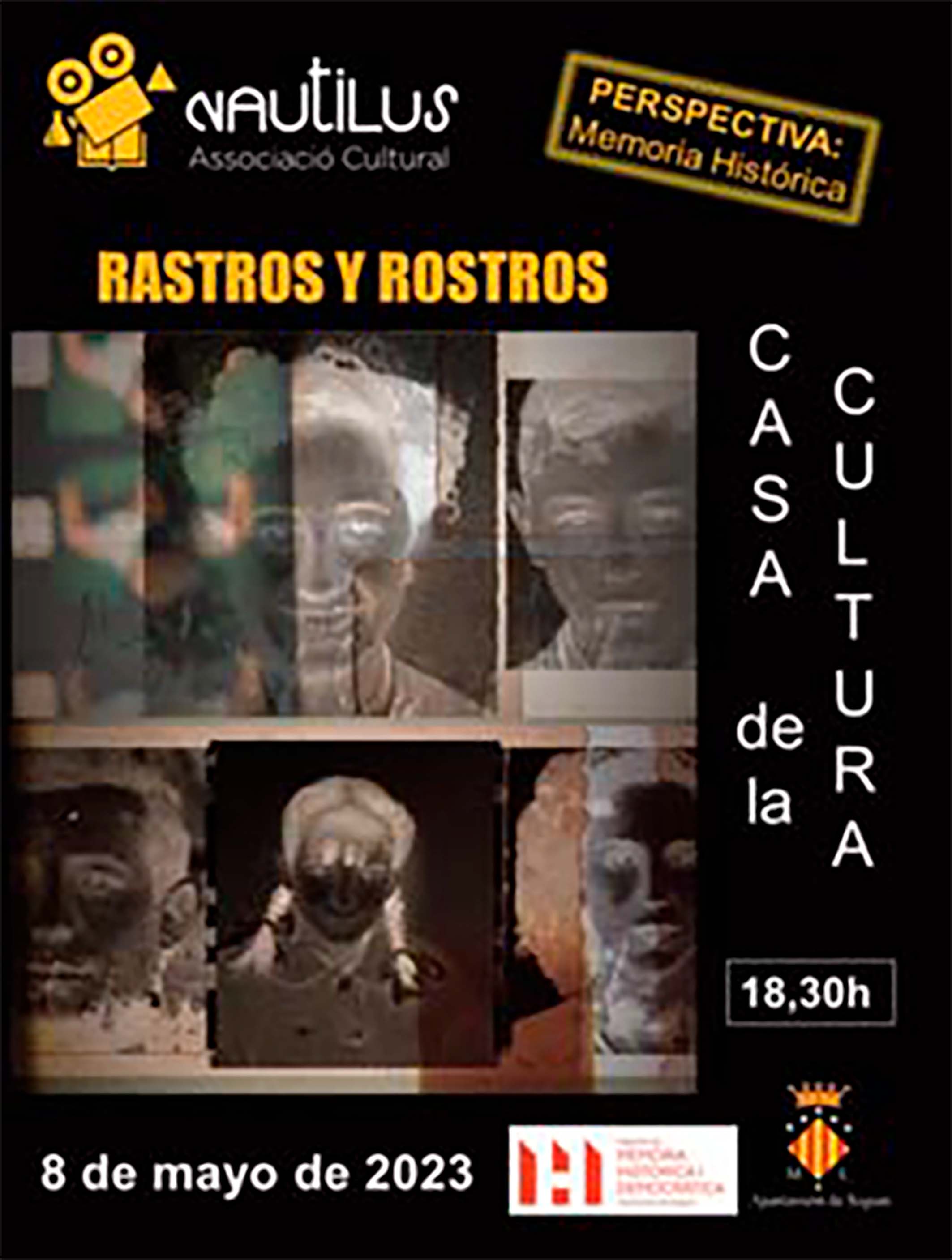 La asociación cultural Nautilus pre-estrena hoy la serie ‘Rastros y Rostros’