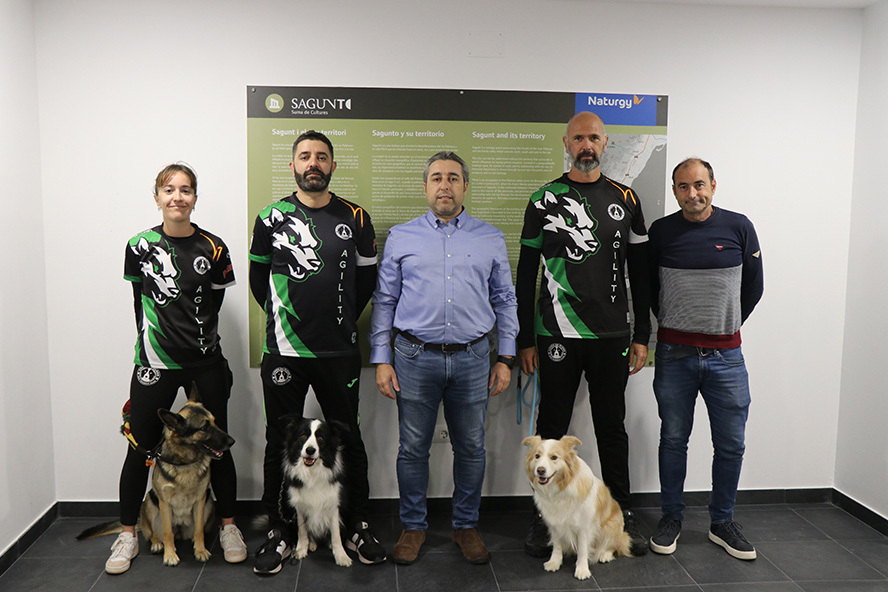 El Ayuntamiento de Sagunto reconoce el desempeño de Canes de Élgar en el IX Campeonato de España de Agility
