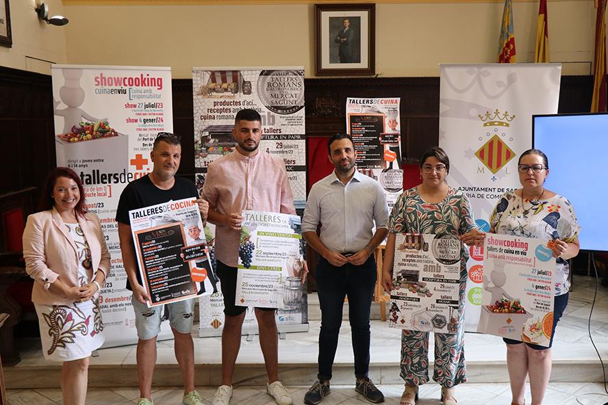 La concejalía de Comercio y Mercados programa 16 talleres culturales en los mercados de Sagunto y Puerto de Sagunto