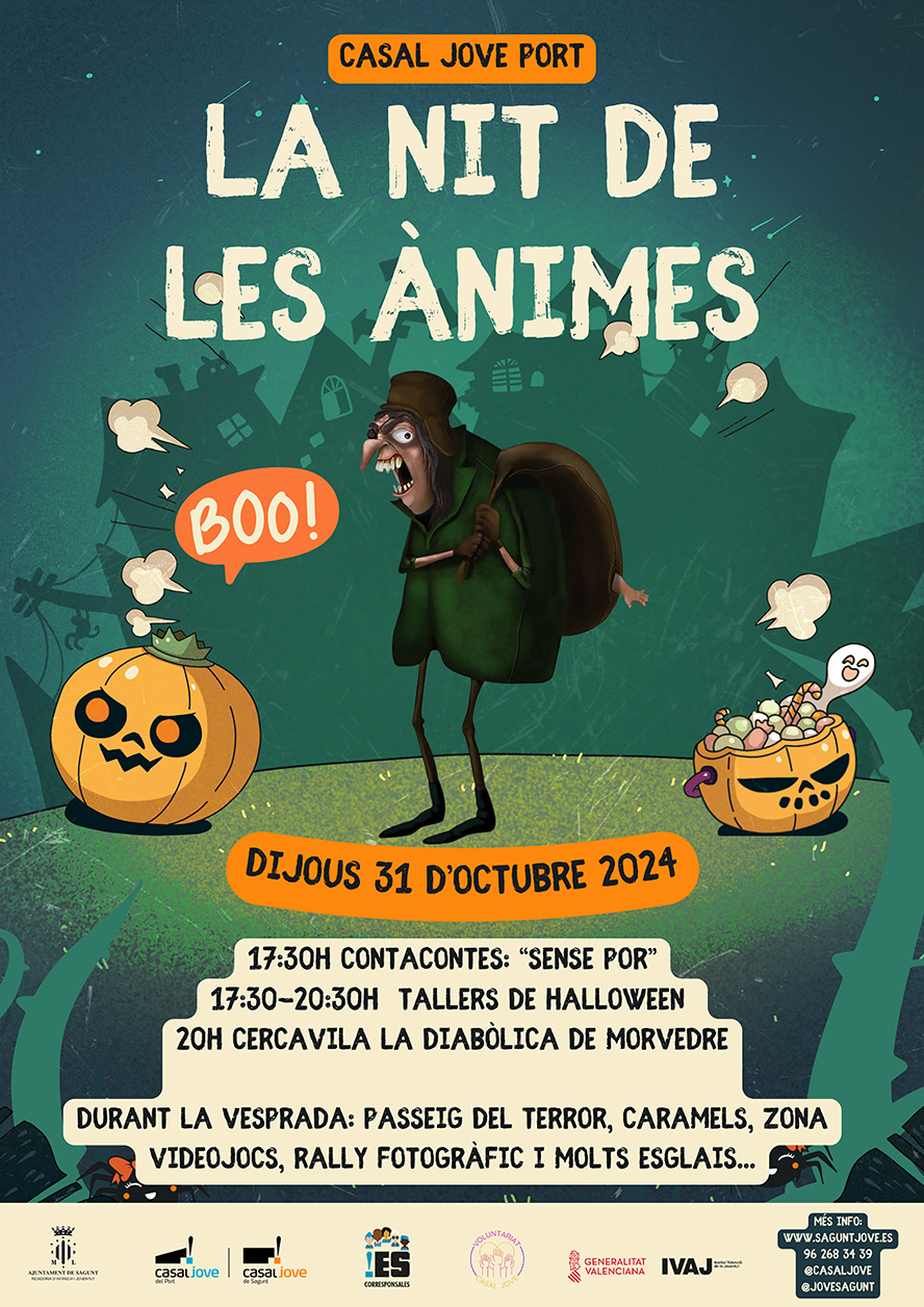 El Casal Jove de Puerto de Sagunto celebra La Noche de las Almas el 31 de octubre
