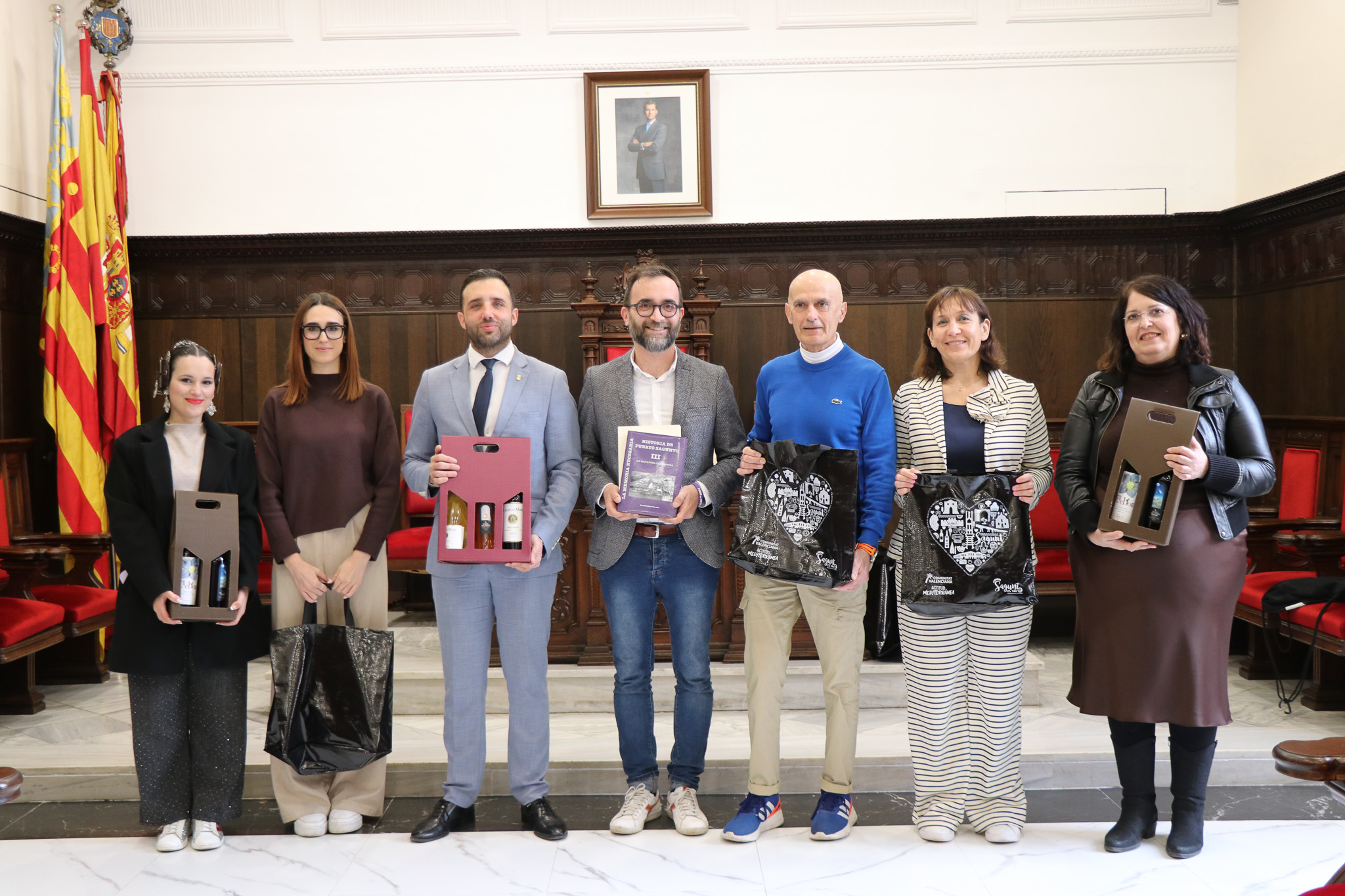 Sagunto refuerza los lazos con Cecina en una nueva recepción institucional