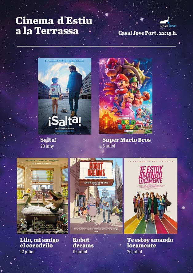 Cine de verano gratuito en el Casal Jove de Puerto de Sagunto